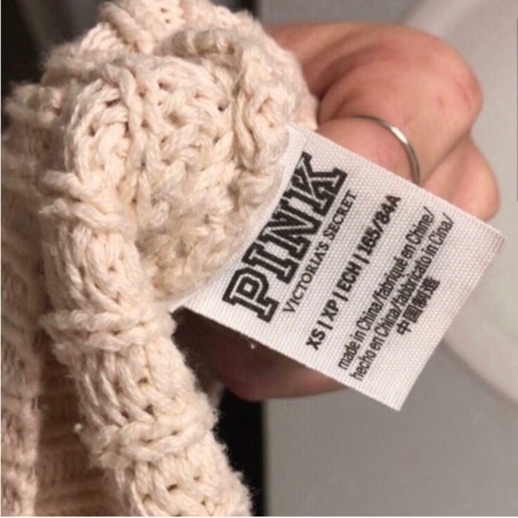 Victorias Secret Pink Campus Oversize Sweater - Picture 3 of 8